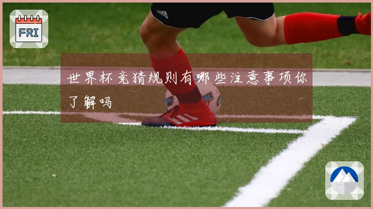 世界杯竞猜规则有哪些注意事项你了解吗